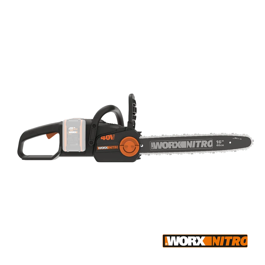 40 cm brushless cordless chainsaw 40V Tool Only WORX WG385E.9